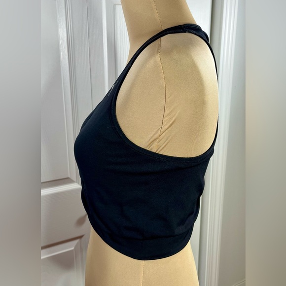 Puma Women's Black Ruched Front Sports Bra - Picture 3 of 10